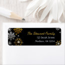 Search for silver gold return address labels Winter