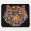 Search for big head mousepads Tiger