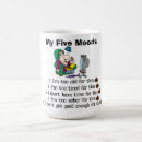 Search for mood mugs Illustration
