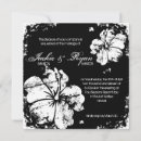 Search for black and white beach wedding invitations Floral
