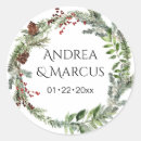 Search for pinecone wedding stickers Elegant