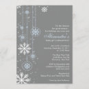Search for snowflakes baby boy shower invitations Elegant