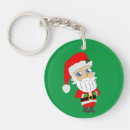 Search for santa claus rounded key rings Jolly
