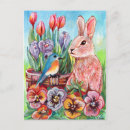 Search for rabbit painting postcards Bunny