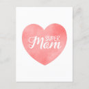 Search for heart design postcards Pink