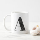 Search for black and white polka dot mugs Girly