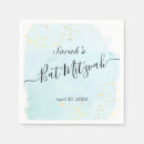 Search for bat mitzvah napkins Girl
