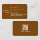 Search for chocolate business cards Minimal