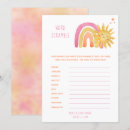 Search for sunshine and rainbows invitations Mother to be