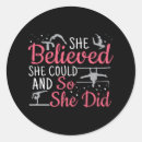 Search for she believed she could stickers For her