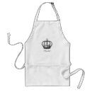 Search for royal crown aprons Black