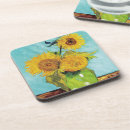 Search for sunflower coasters Vincent van gogh