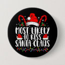 Search for santa claus buttons badges Xmas