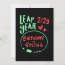 Search for leap birthday invitations February
