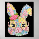 Search for bunny with glasses art Easter