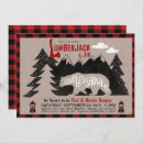 Search for plaid wood woodland invitations Rustic
