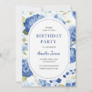 Search for hydrangea birthday invitations Botanical