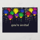Search for asian birthday invitations Lanterns