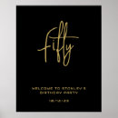 Search for 50th birthday welcome sign posters Simple
