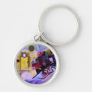Search for blue and yellow key rings Modern