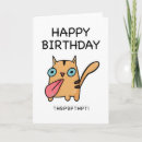 Search for funny cat birthday cards Orange