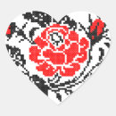 Search for stitched hearts stickers Red