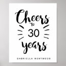 Search for 30th birthday party posters Minimalist