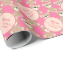 Search for cute pink christmas wrapping paper Baby shower