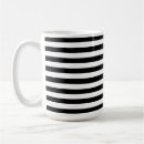 Search for white and black stripes mugs Striped