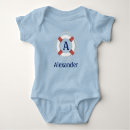 Search for monogram baby clothes Navy blue