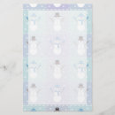 Search for winter stationery paper Snowman