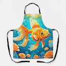 Search for goldfish aprons Swimming fish