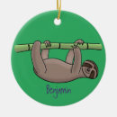 Search for sloth christmas tree decorations Animal