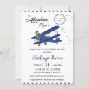 Search for vintage plane invitations For her