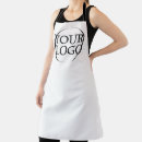 Search for yellow red black gold aprons Trendy stylish monogrammed initial
