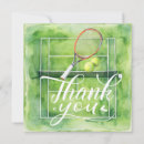 Search for tennis thank you cards Player