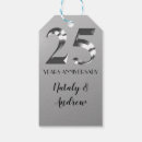 Search for 25th anniversary gift tags Silver