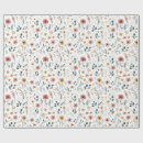 Search for wildflowers wrapping paper Whimsical