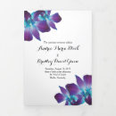 Search for orchid wedding programmes Purple