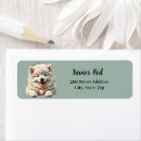 Search for samoyed return address labels Puppy
