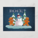 Search for gingerbread man christmas cards Snow