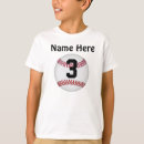 Search for baseball kids tshirts Number