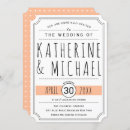 Search for vintage ticket wedding invitations Typography