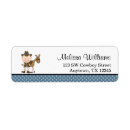 Search for blue polka dots return address labels Boy