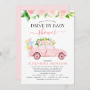 Search for drive through party invitations Watercolor floral