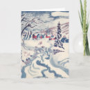 Search for vintage winter village christmas cards Landscape