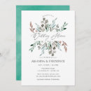 Search for winter shower wedding invitations Greenery