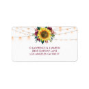 Search for rustic wedding rsvp return address labels Floral