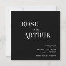 Search for formal square wedding invitations Simple basic formal