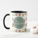 Search for gardening tool mugs Watercolor
